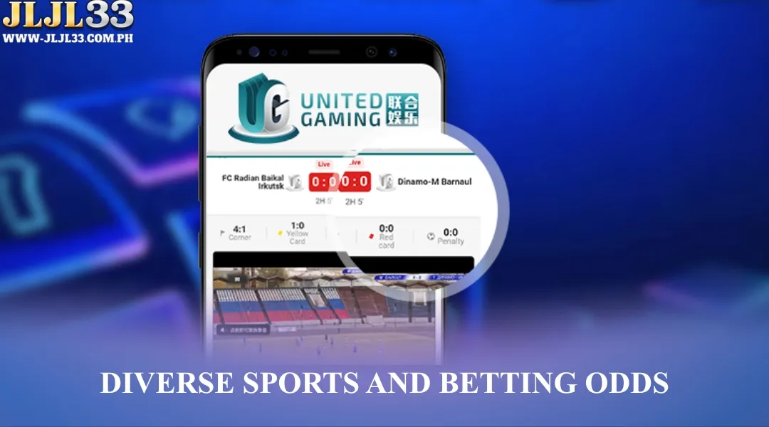 Diverse sports and betting odds at United Gaming
