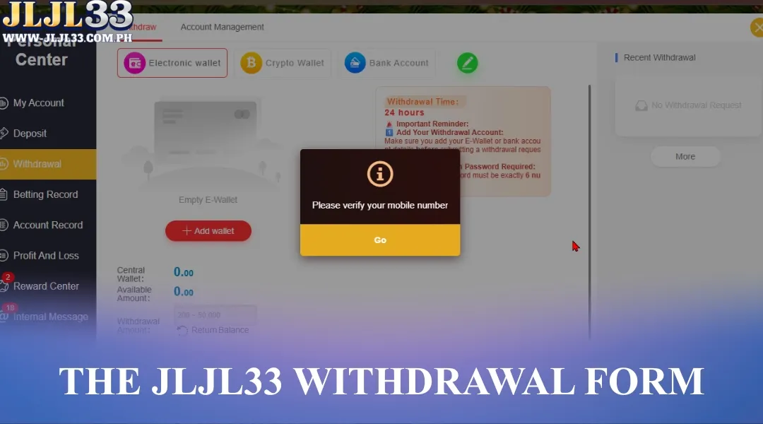 The Withdrawal JLJL33 form